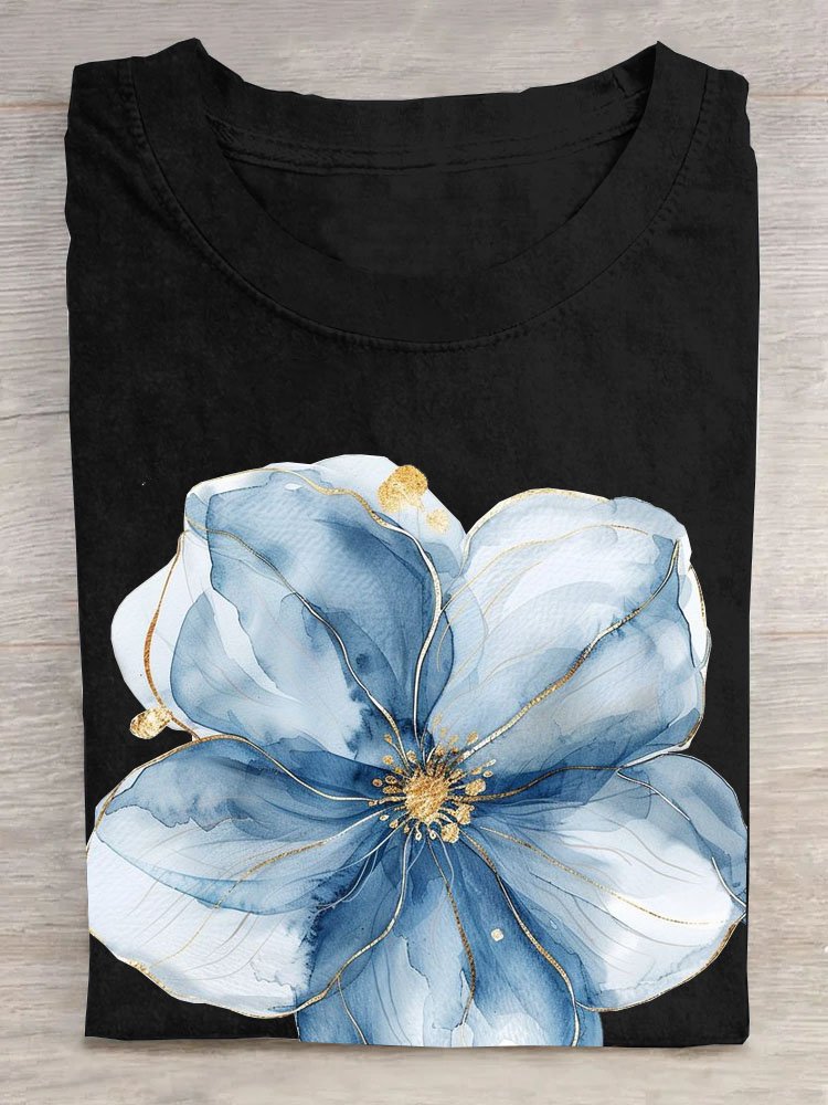 Casual Floral T-Shirt