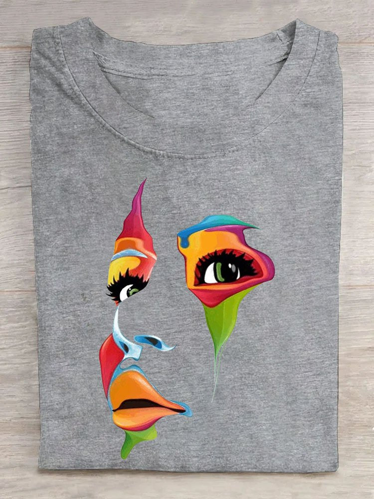 Face Printed T-Shirt