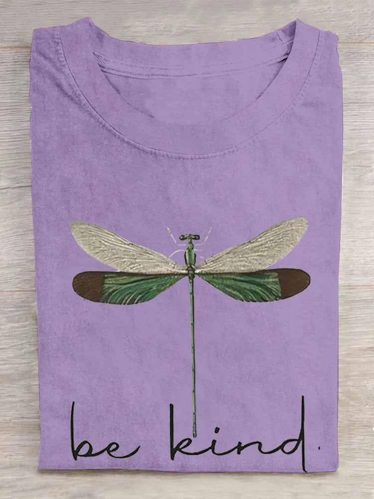 Dragonfly Loose Casual T-Shirt