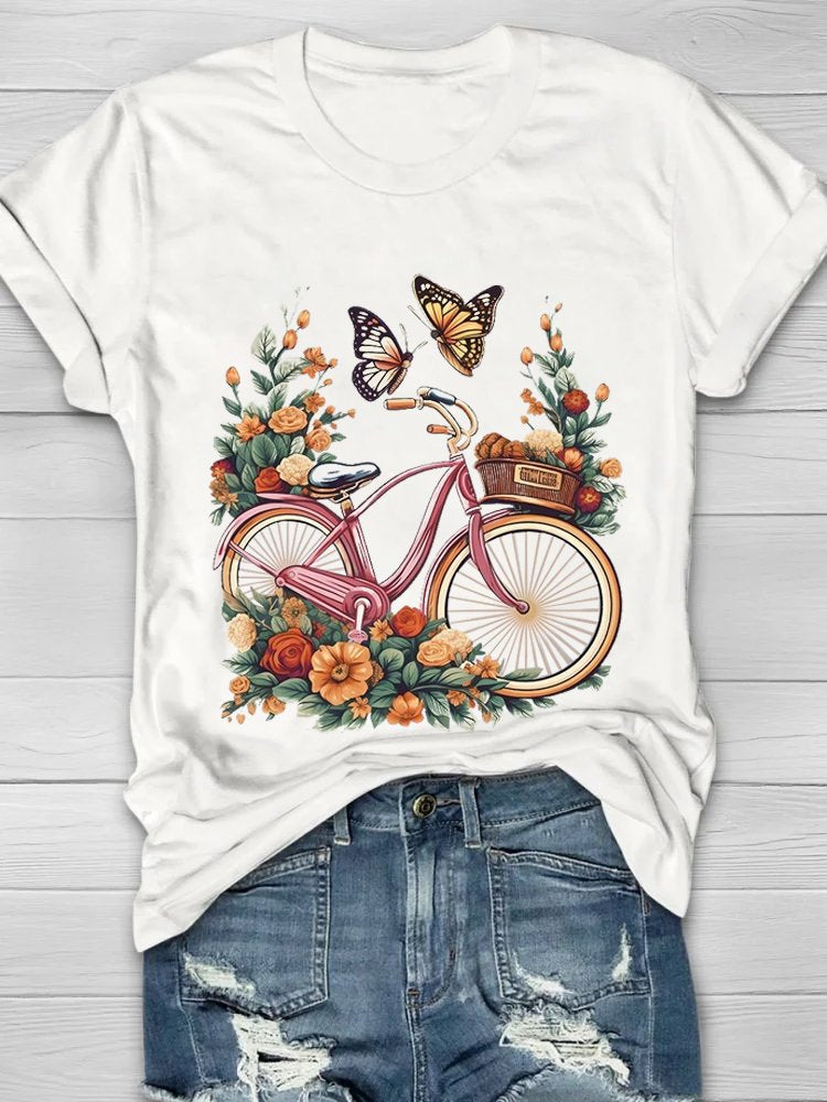 Floral Casual Loose T-Shirt