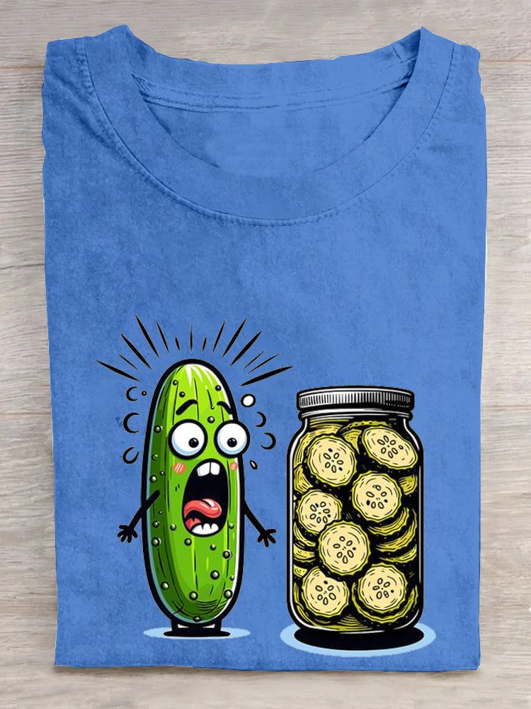 Cotton Casual Vegetable T-Shirt