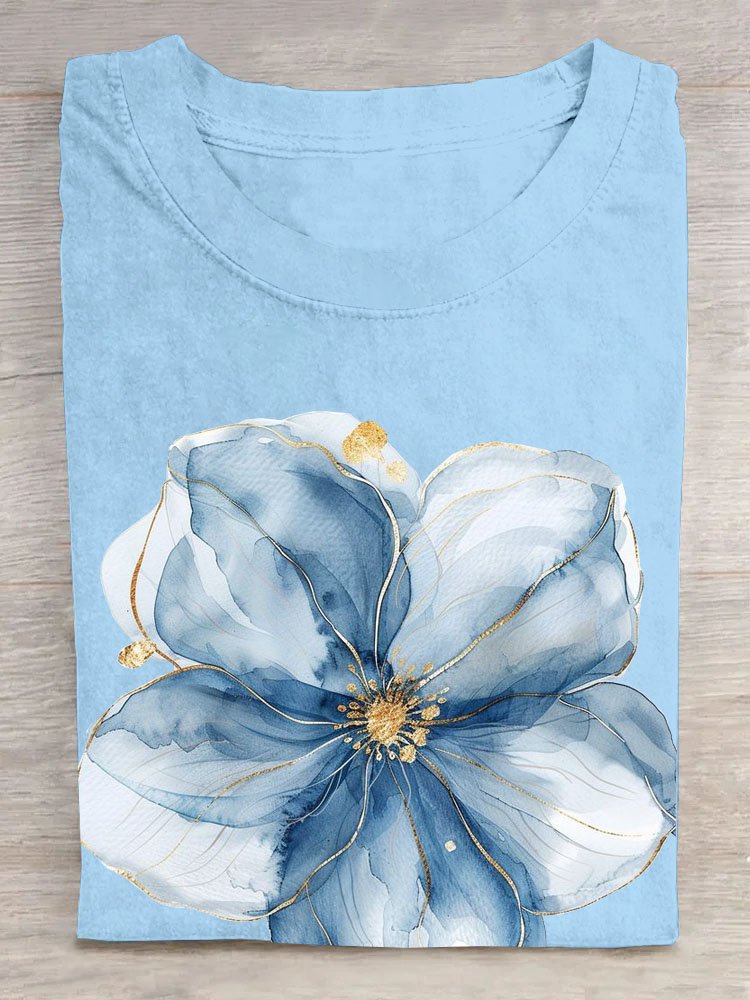 Casual Floral T-Shirt