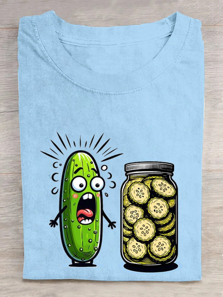 Cotton Casual Vegetable T-Shirt