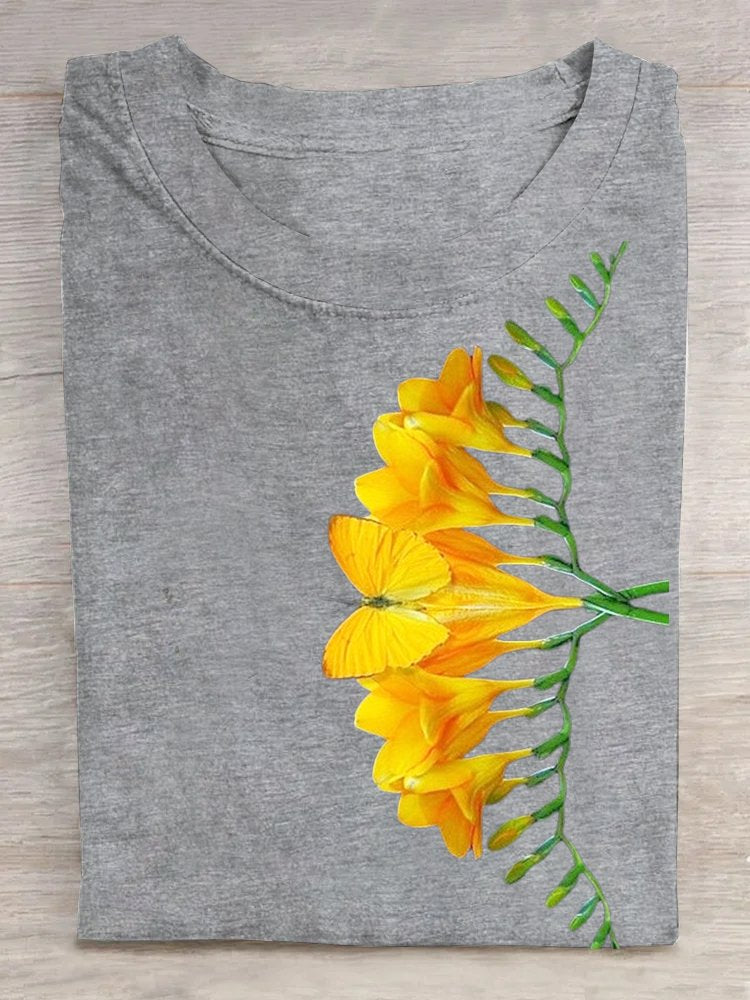 Floral Casual T-Shirt