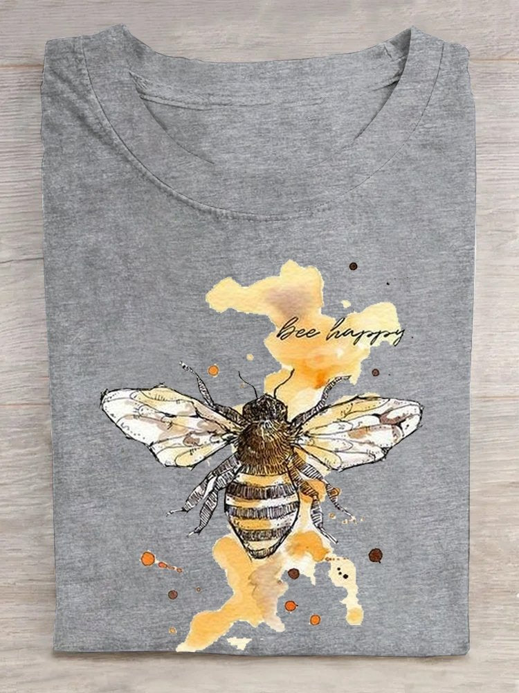 Casual Bee Loose T-Shirt