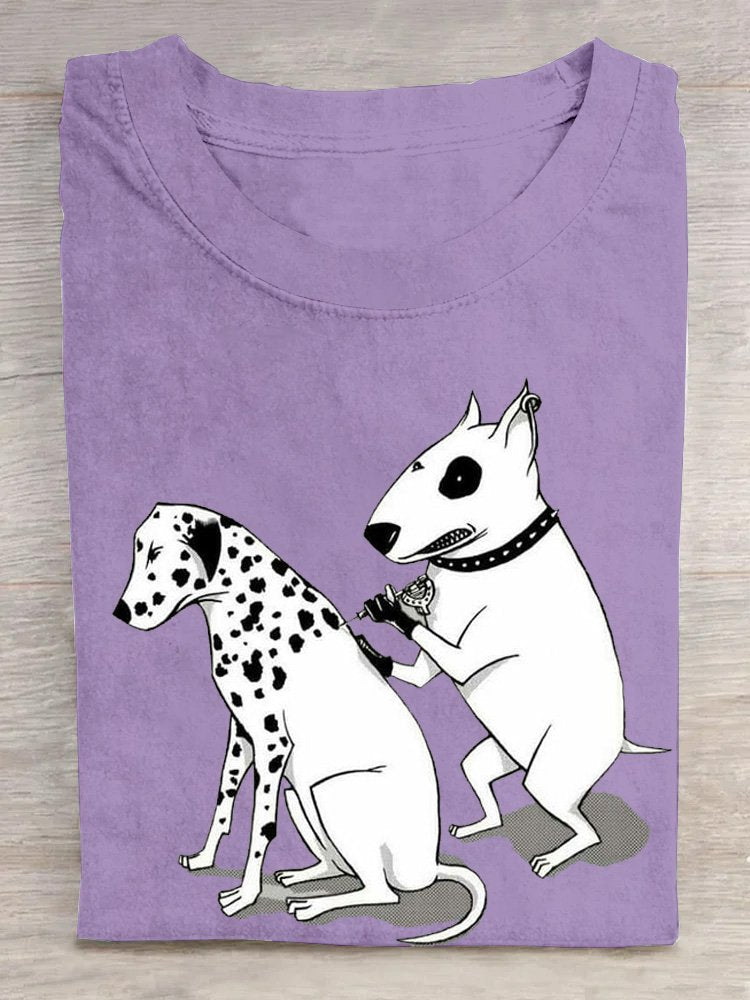 Casual Cotton Dog T-Shirt