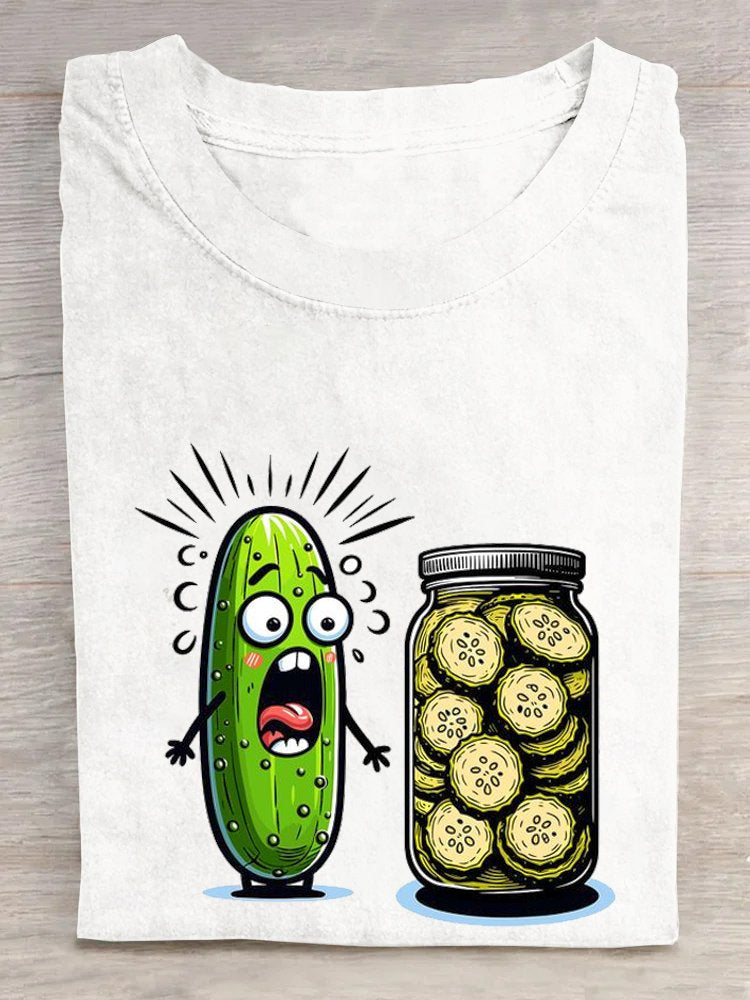 Cotton Casual Vegetable T-Shirt