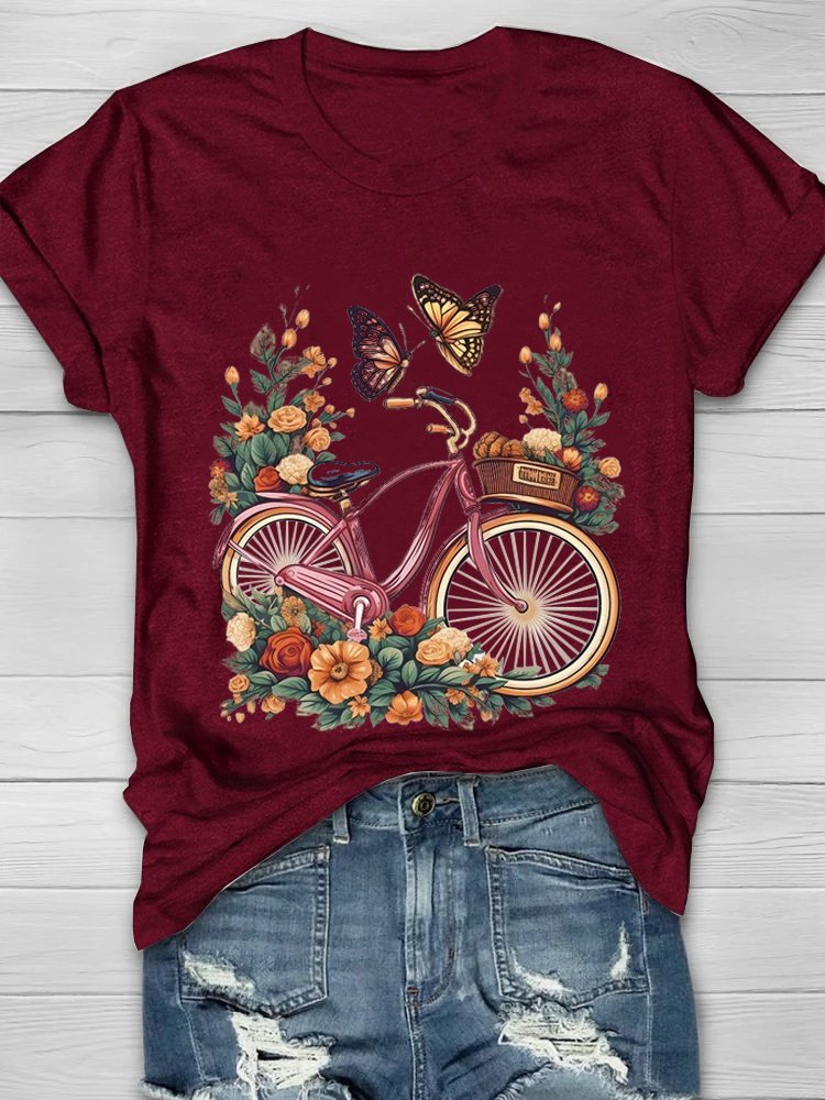 Floral Casual Loose T-Shirt