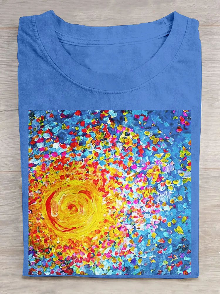 Abstract Casual T-Shirt