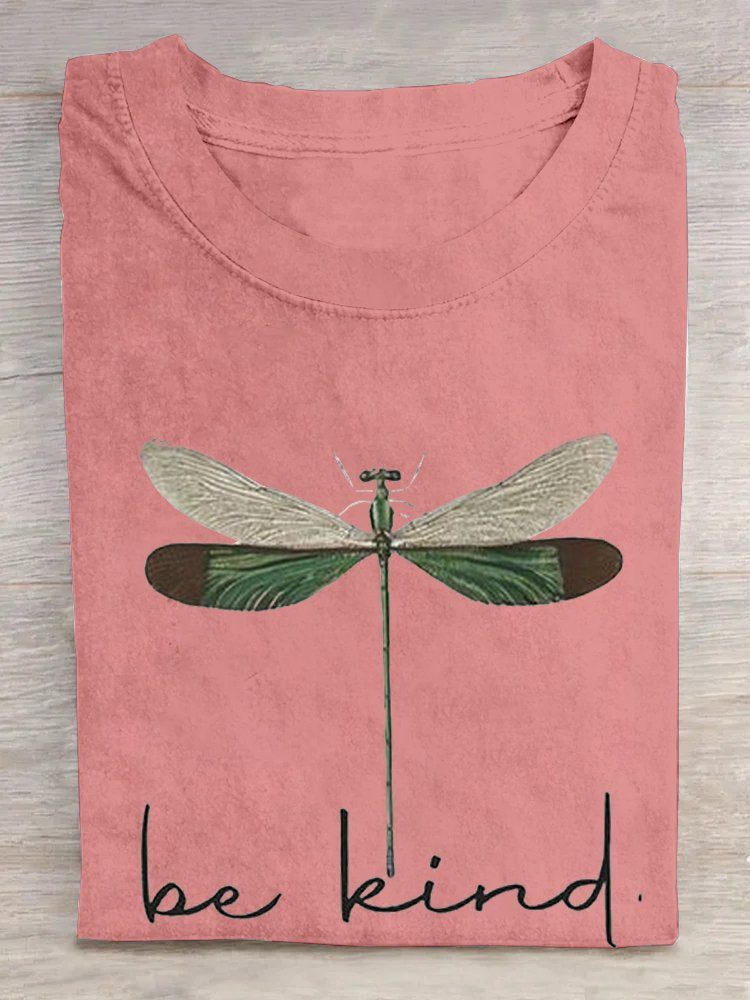 Dragonfly Loose Casual T-Shirt