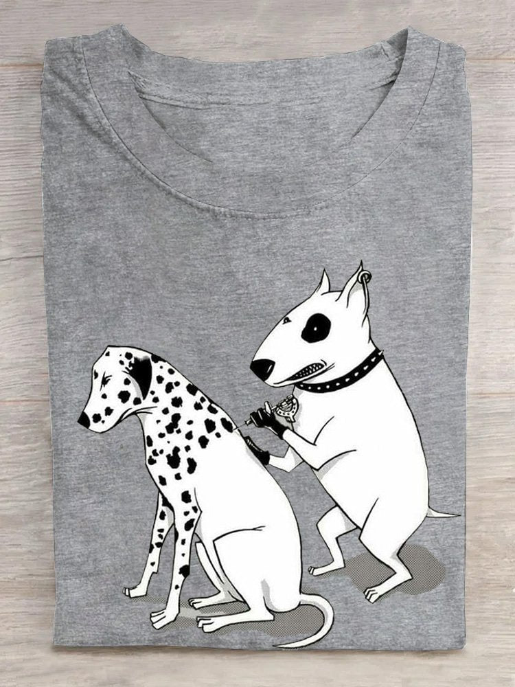 Casual Cotton Dog T-Shirt