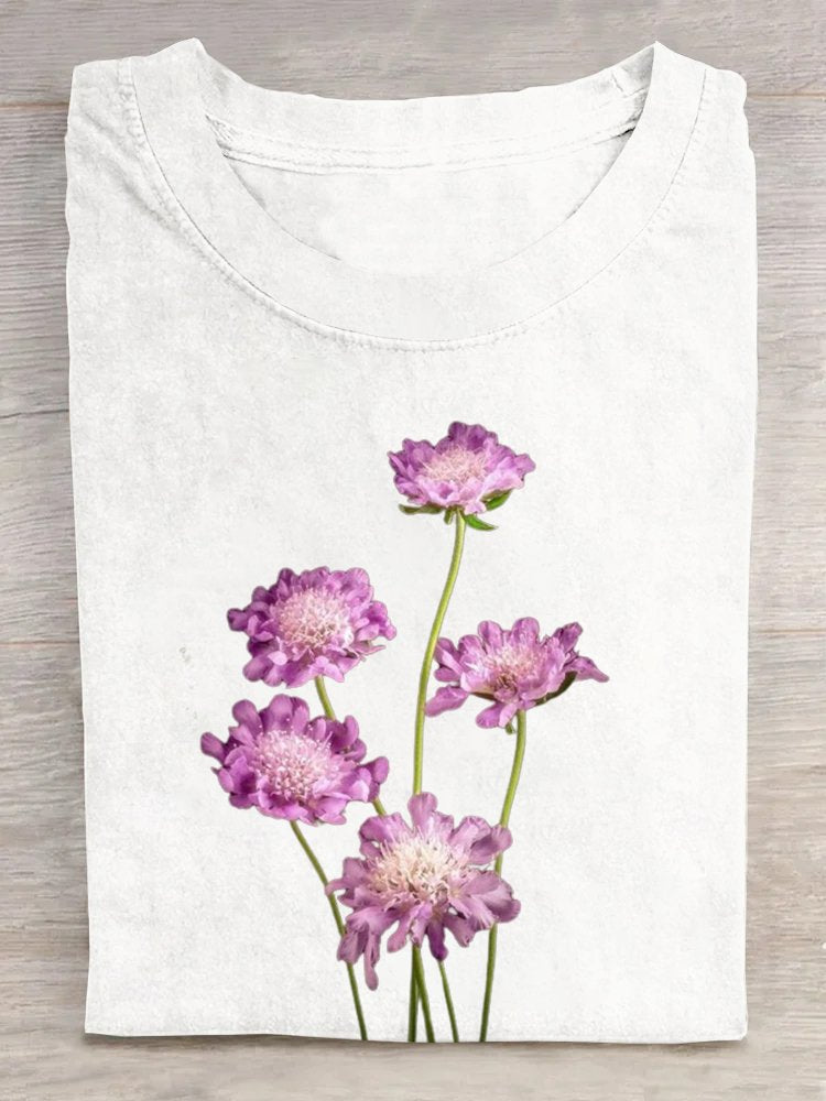 Casual Floral T-Shirt