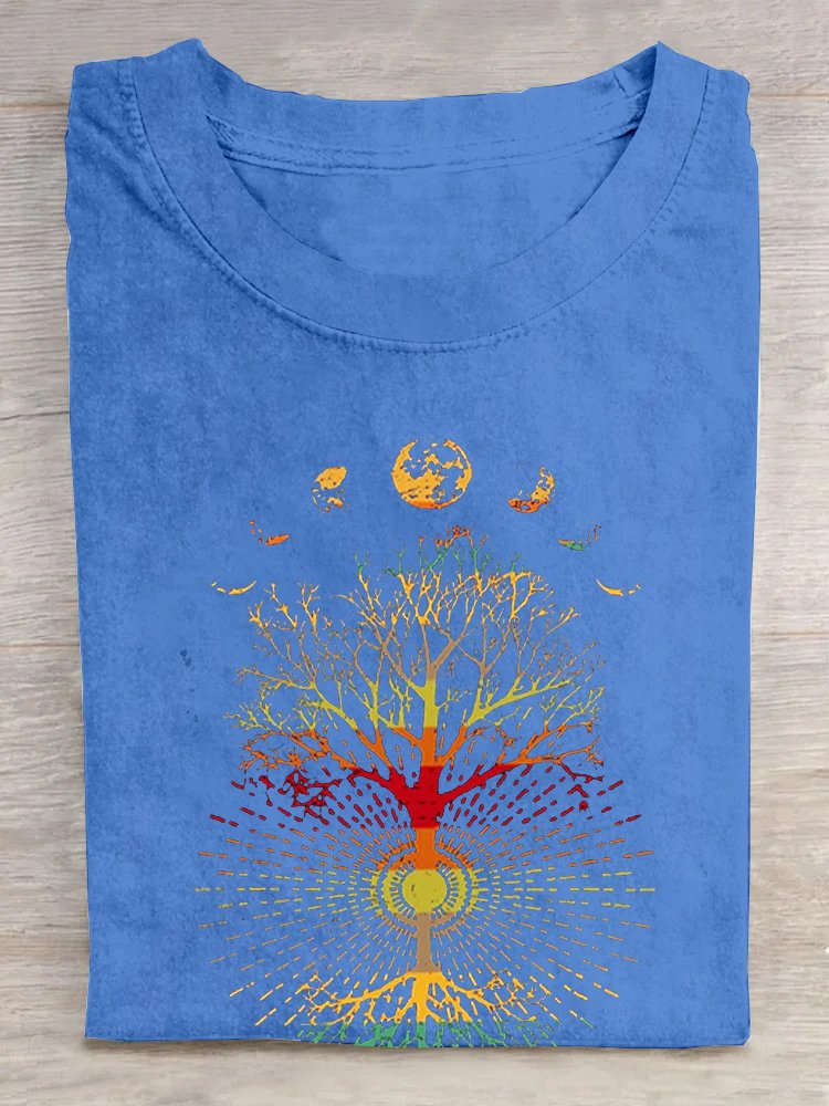 Tree Casual Loose T-Shirt