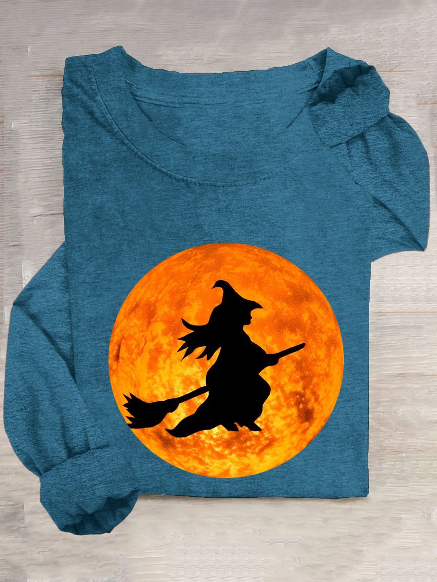 Casual Halloween Long Sleeve T-Shirt