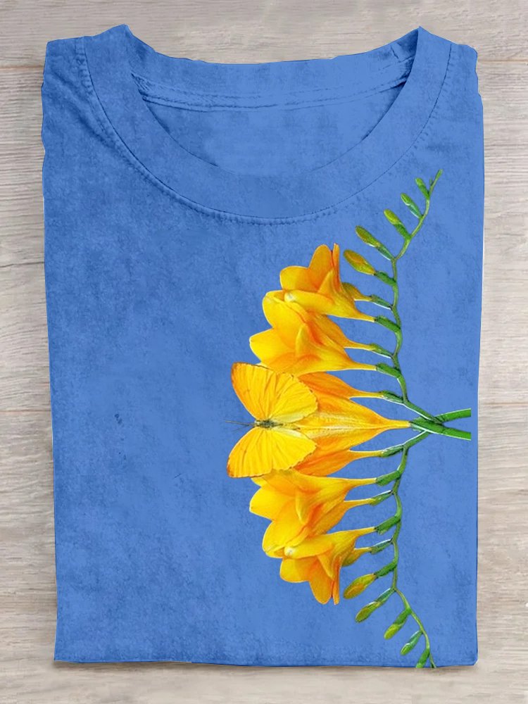 Floral Casual T-Shirt