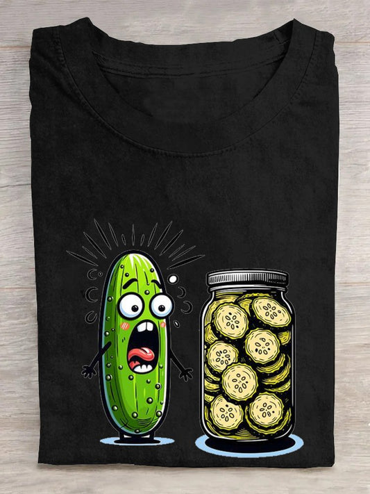 Cotton Casual Vegetable T-Shirt