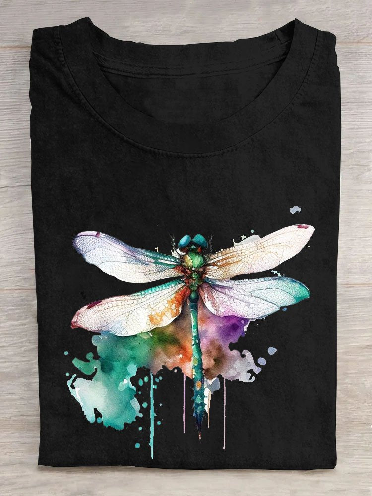 Dragonfly Loose Casual T-Shirt