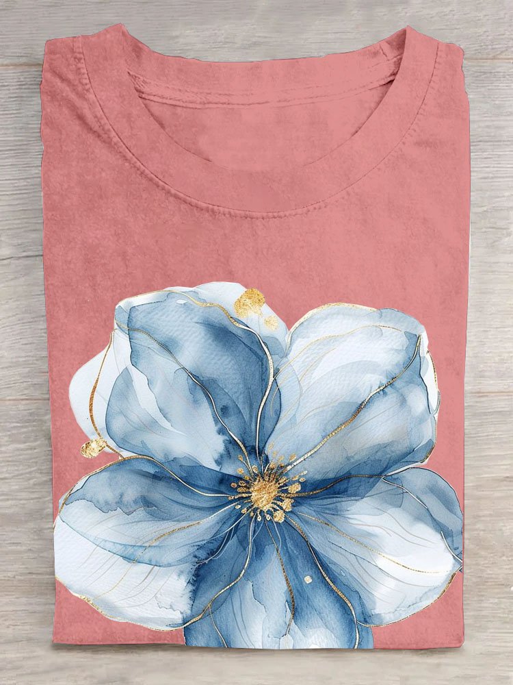 Casual Floral T-Shirt