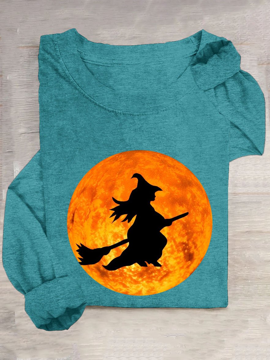 Casual Halloween Long Sleeve T-Shirt