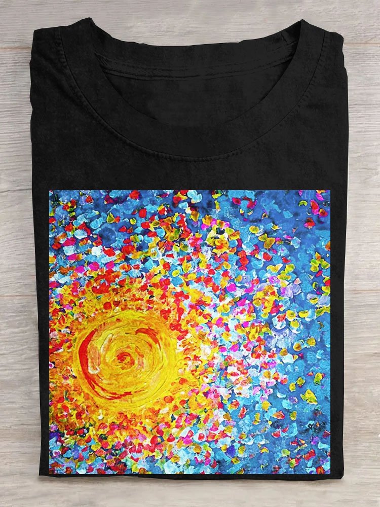 Abstract Casual T-Shirt