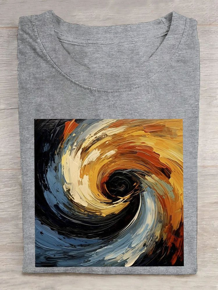 Abstract Casual T-Shirt