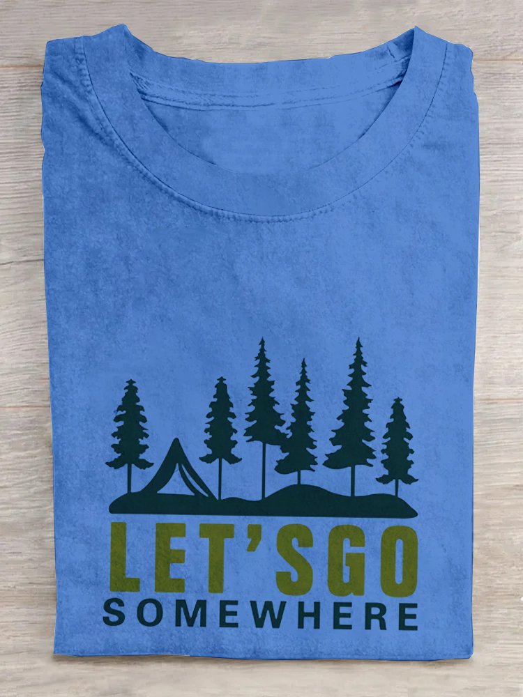 Eagerlys Let‘s Go Somewhere T-Shirt