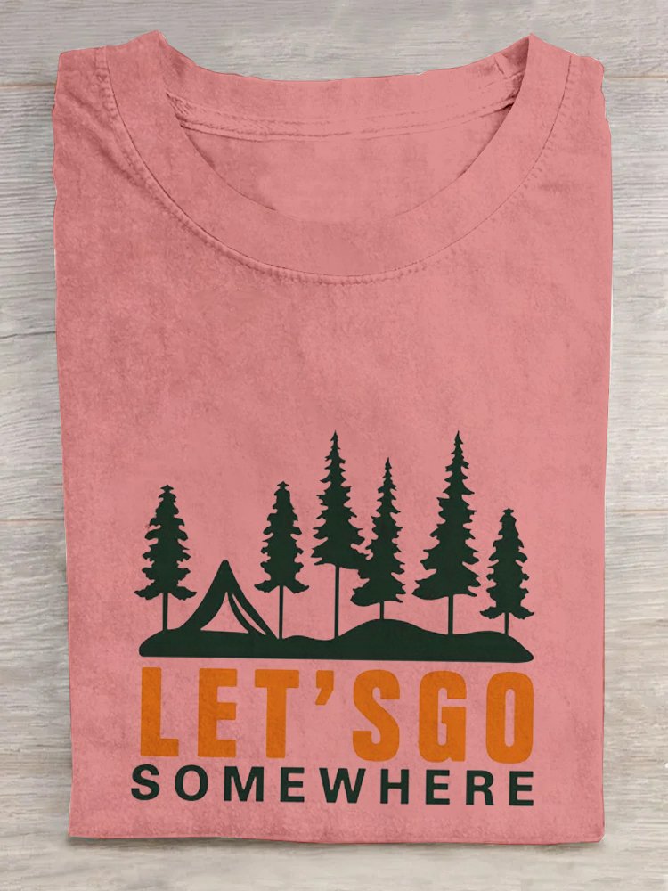 Eagerlys Let‘s Go Somewhere T-Shirt