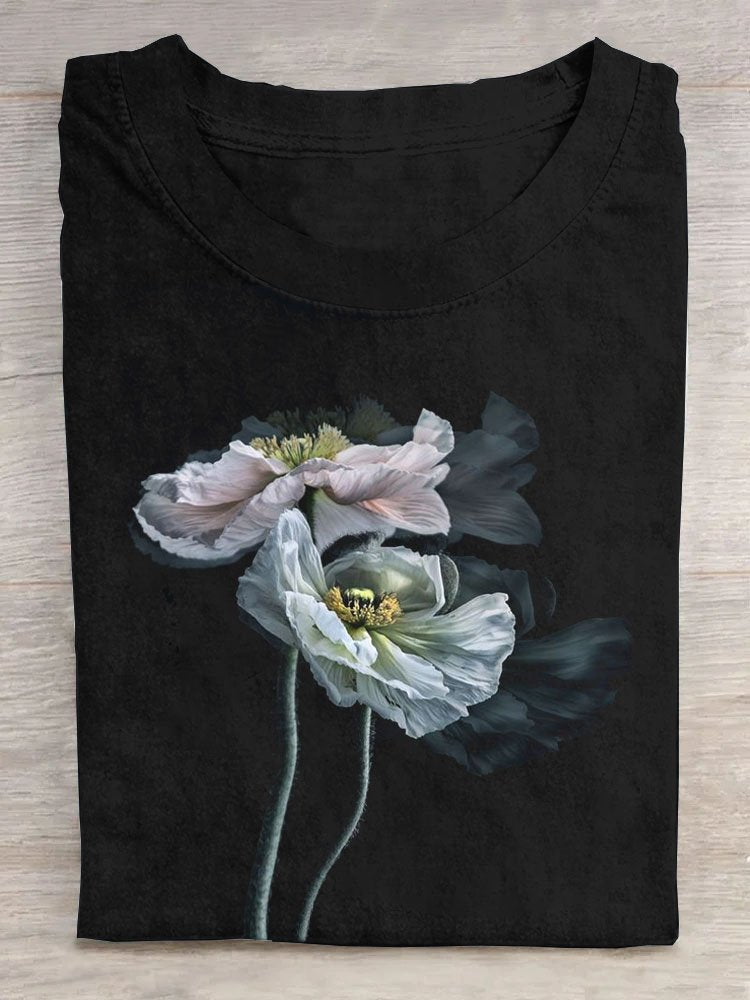 Floral Casual Loose T-Shirt