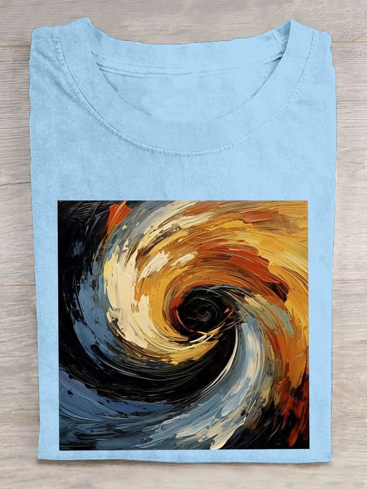 Abstract Casual T-Shirt