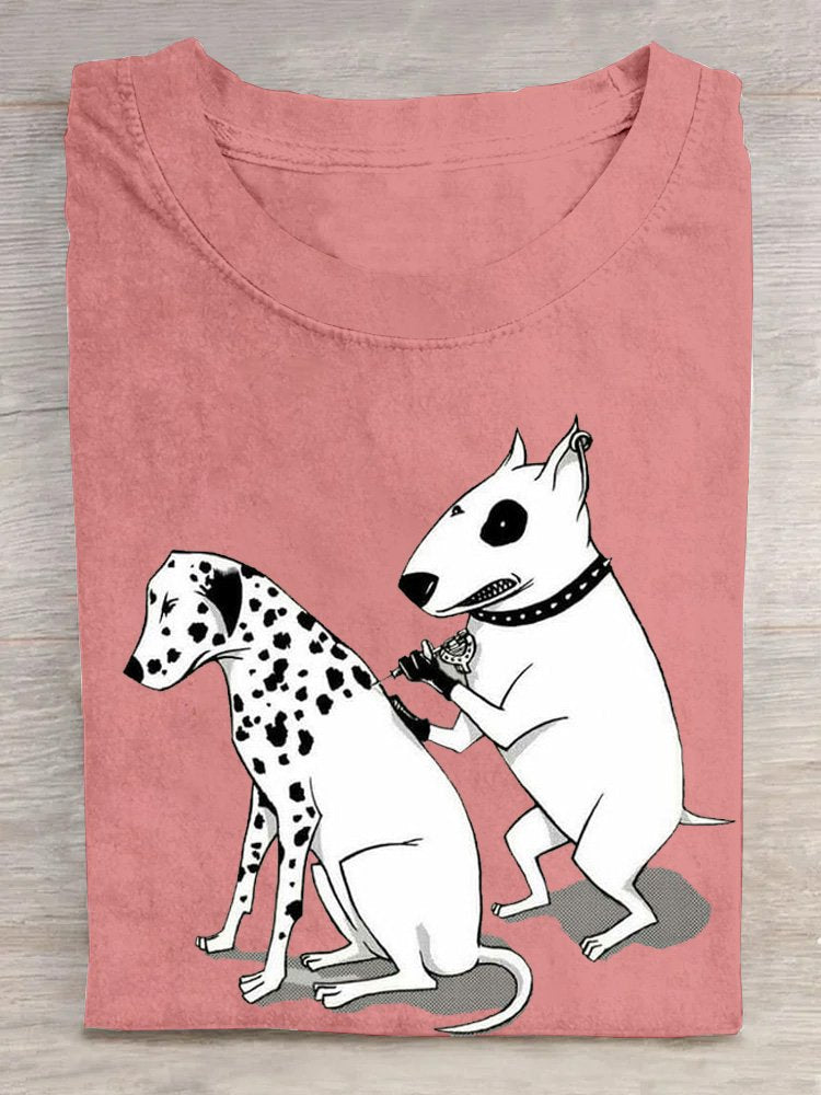 Casual Cotton Dog T-Shirt