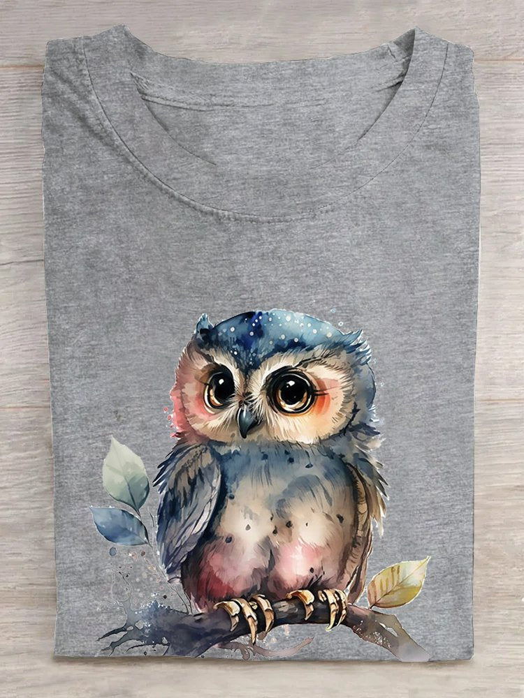 Animal Cotton Casual Loose T-Shirt