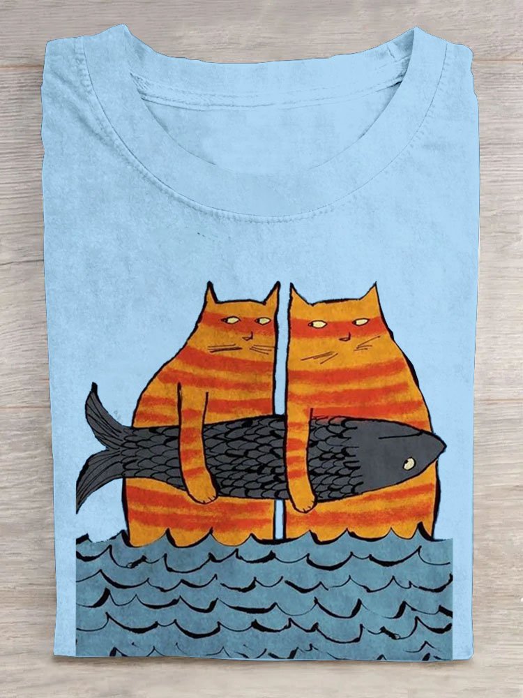 Casual Cat T-Shirt