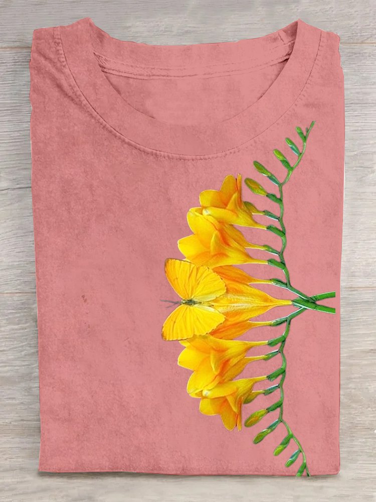 Floral Casual T-Shirt