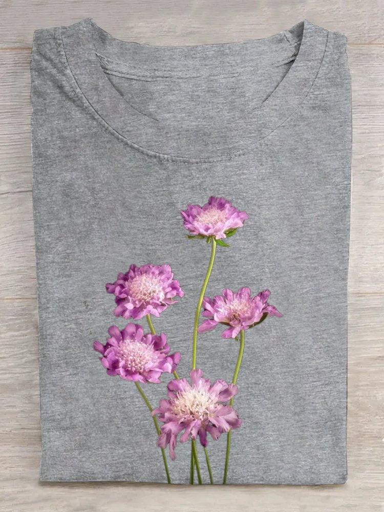 Casual Floral T-Shirt