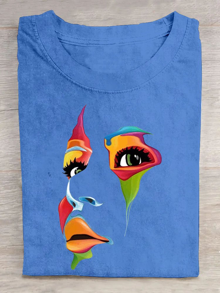 Face Printed T-Shirt