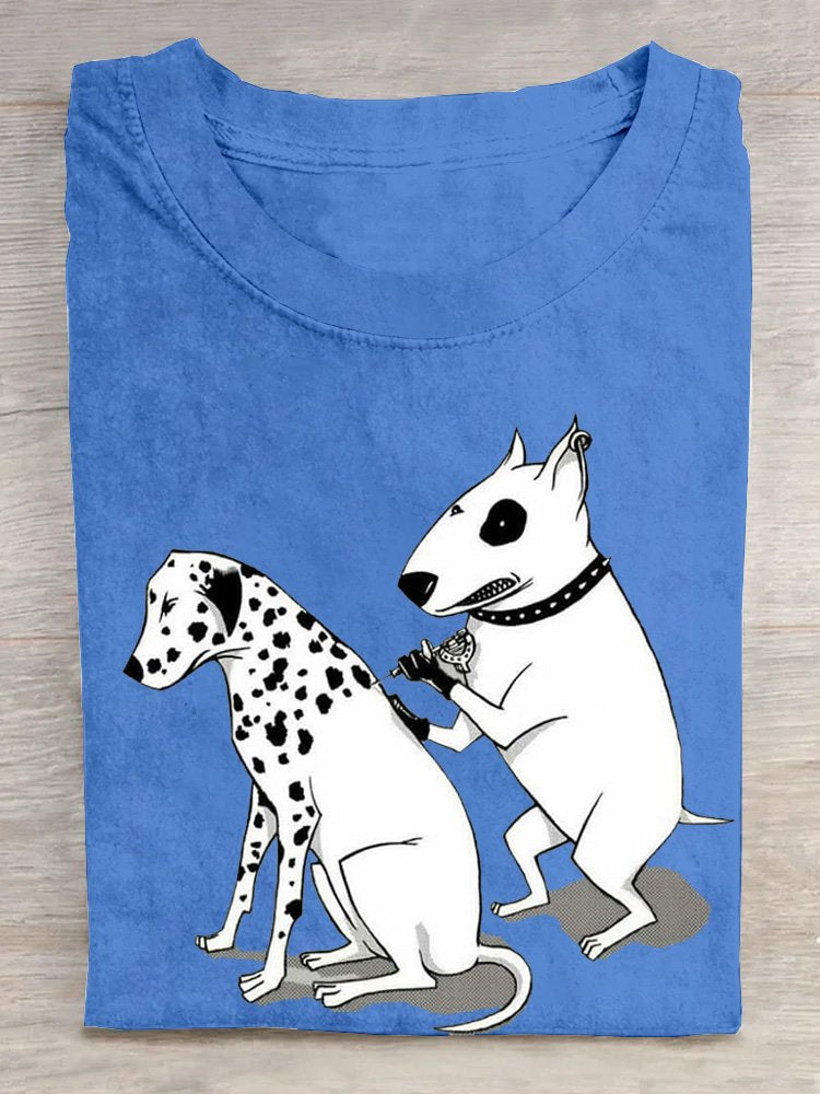 Casual Cotton Dog T-Shirt