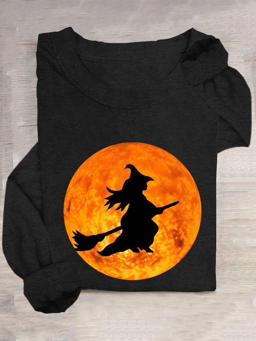 Casual Halloween Long Sleeve T-Shirt