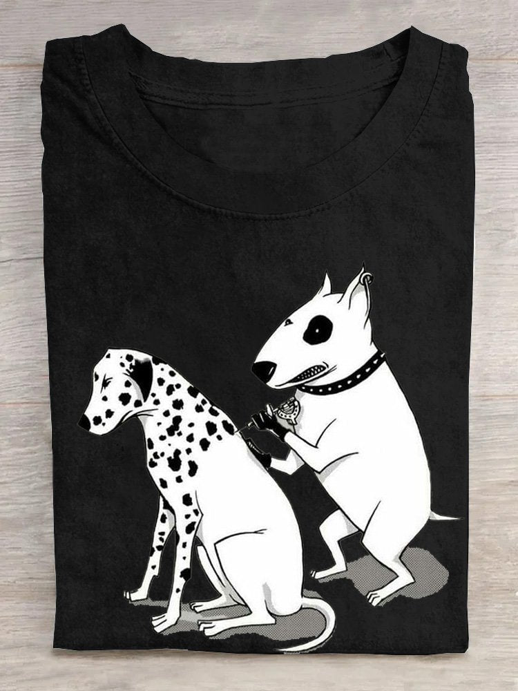 Casual Cotton Dog T-Shirt