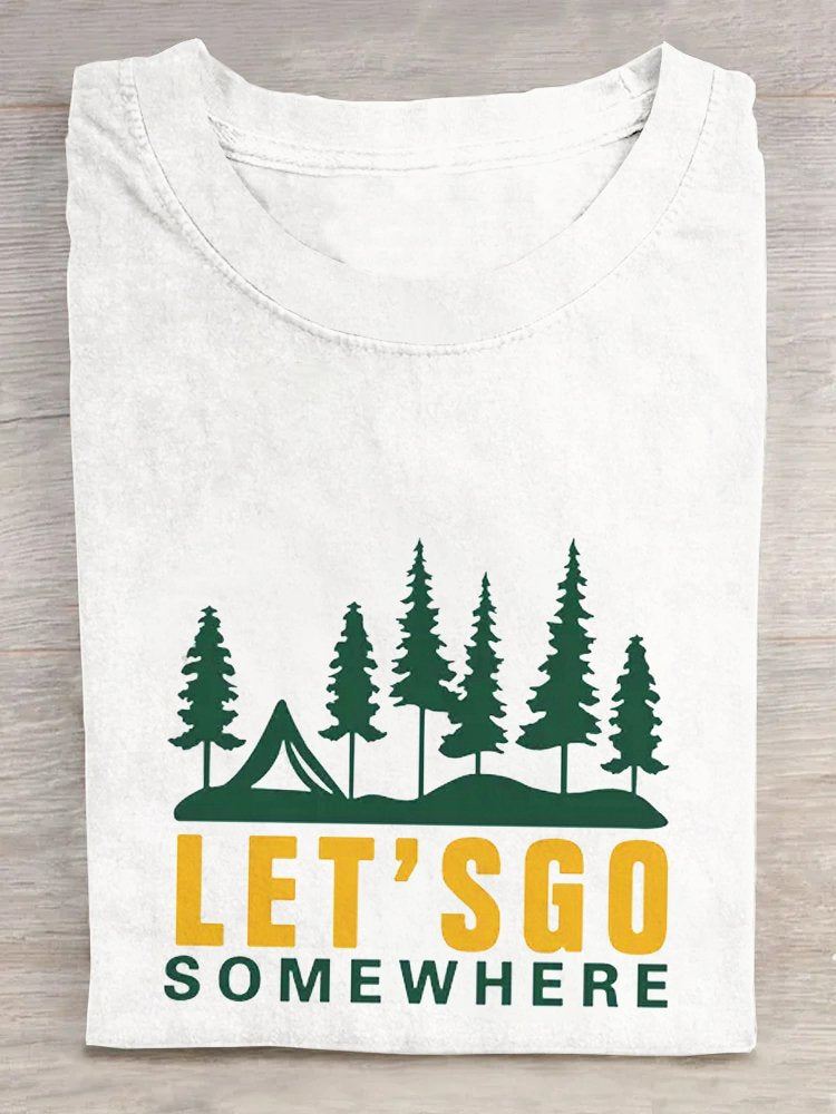 Eagerlys Let‘s Go Somewhere T-Shirt