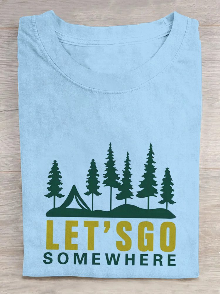 Eagerlys Let‘s Go Somewhere T-Shirt