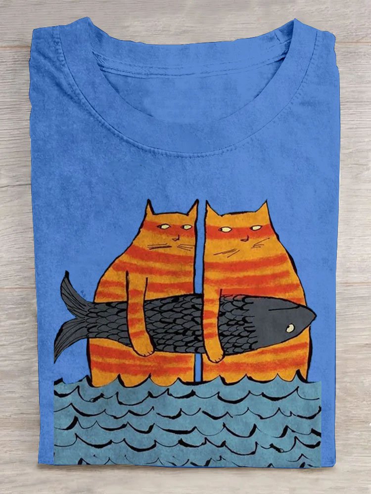 Casual Cat T-Shirt