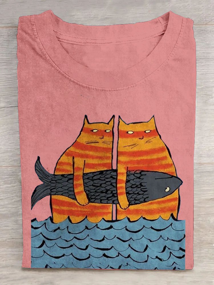 Casual Cat T-Shirt