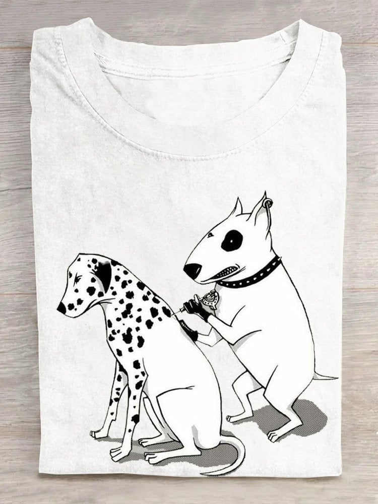 Casual Cotton Dog T-Shirt