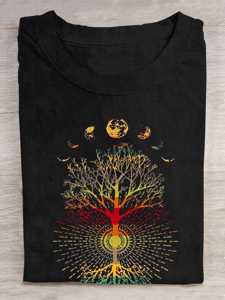 Tree Casual Loose T-Shirt