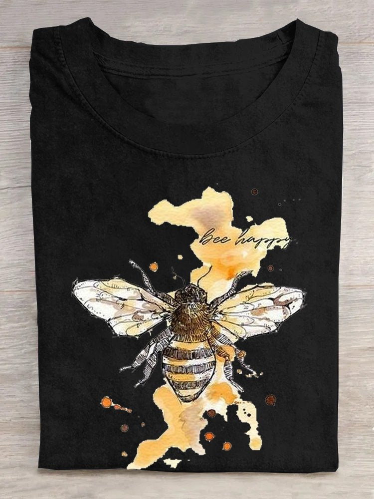 Casual Bee Loose T-Shirt