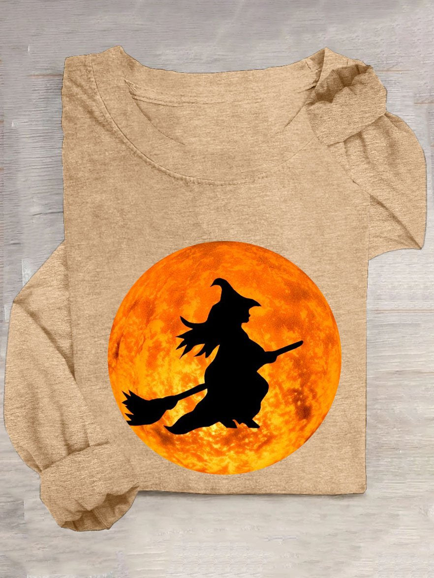 Casual Halloween Long Sleeve T-Shirt