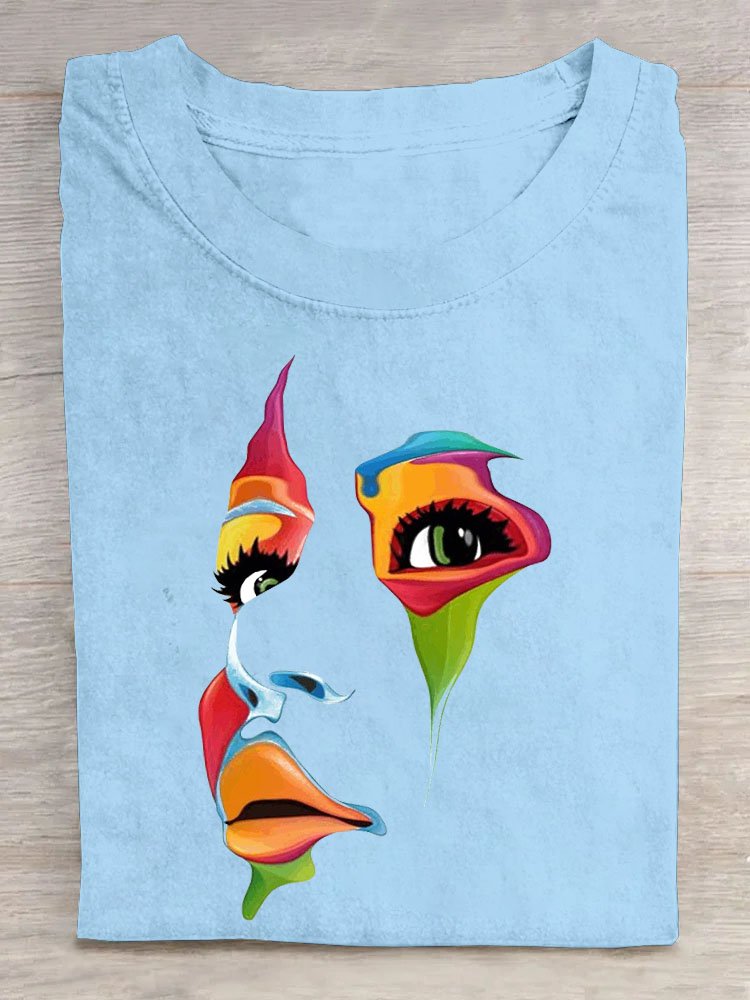 Face Printed T-Shirt