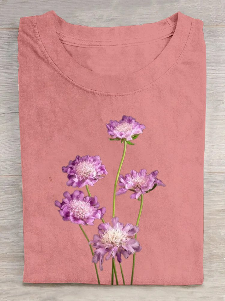 Casual Floral T-Shirt