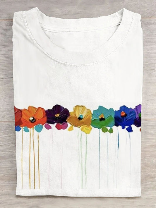 Floral Casual T-Shirt