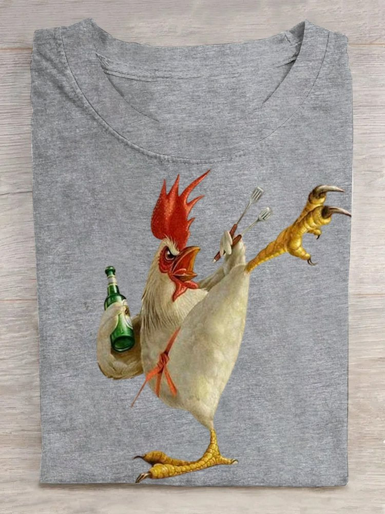 Casual Loose Animal T-Shirt